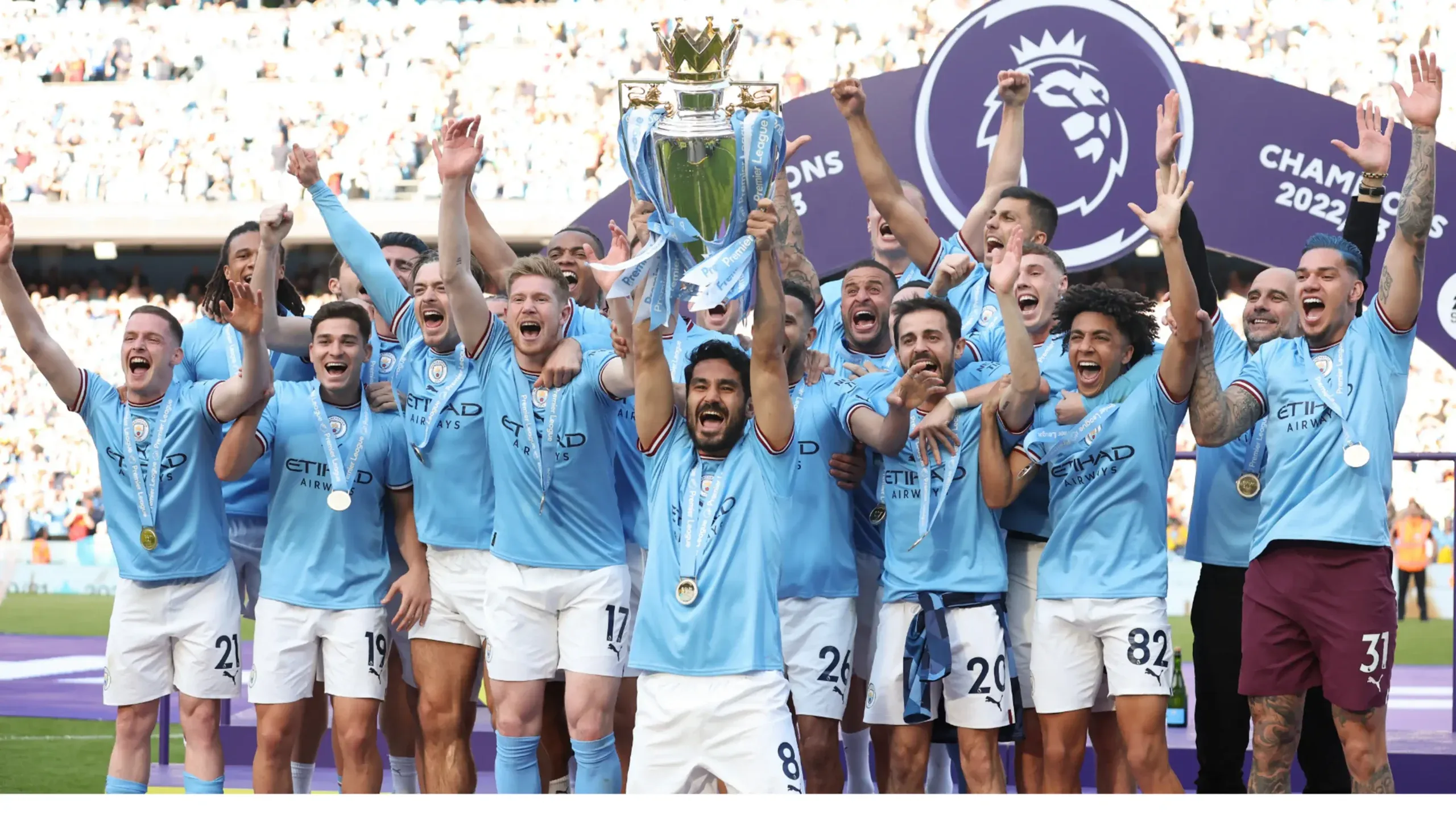 MAN CITY LIFTS TROPHY Scaled