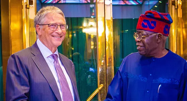 Improve investments in equitable solutions, Bill Gates urges Tinubu