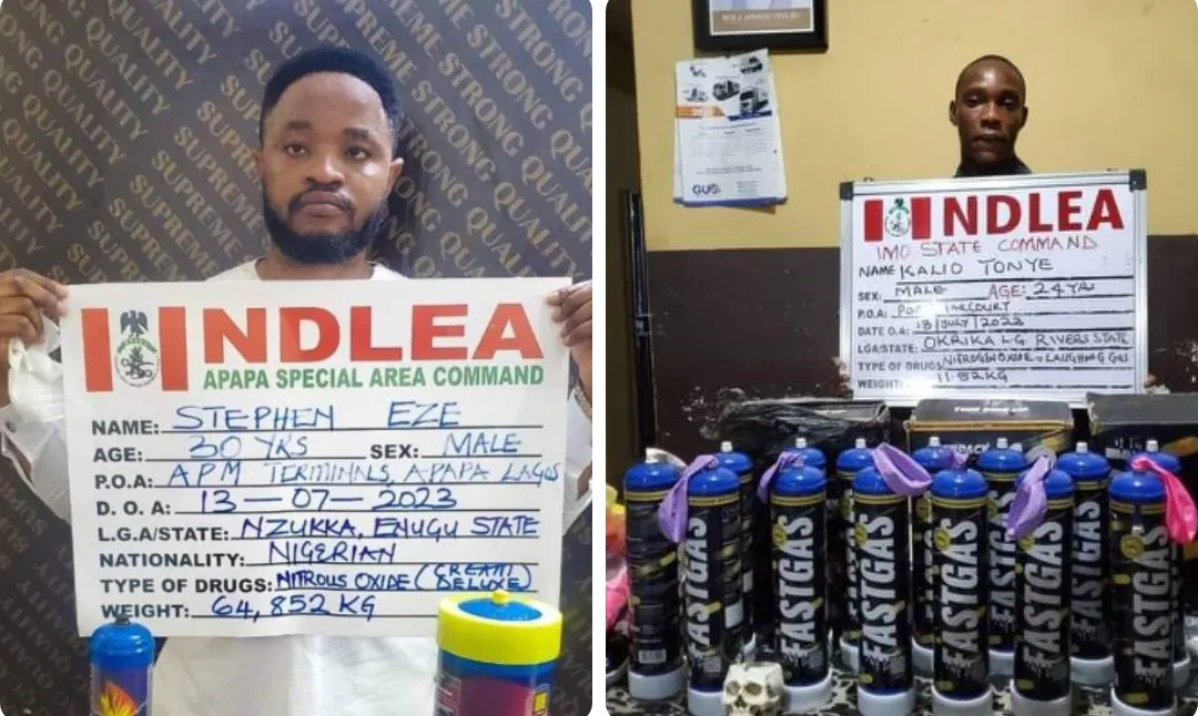 NDLEA clamps down on illegal dealers of ‘Laughing Gas’