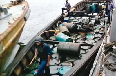 Naval Forces Intercept Vessel Involved In Unlawful Bunkering Operations