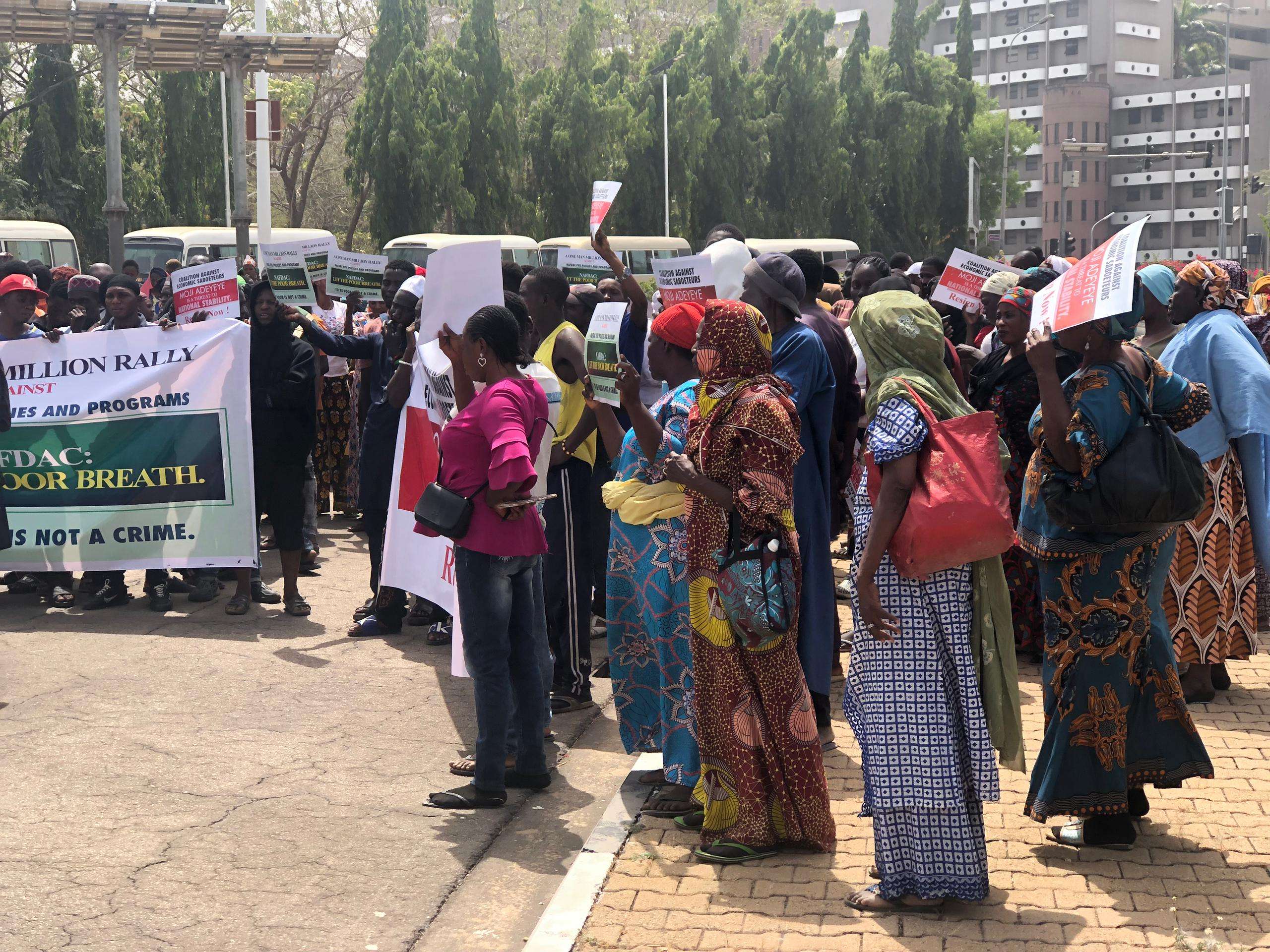 CSOs hold “let the poor live” protest over sachet alcohol, beverages ban