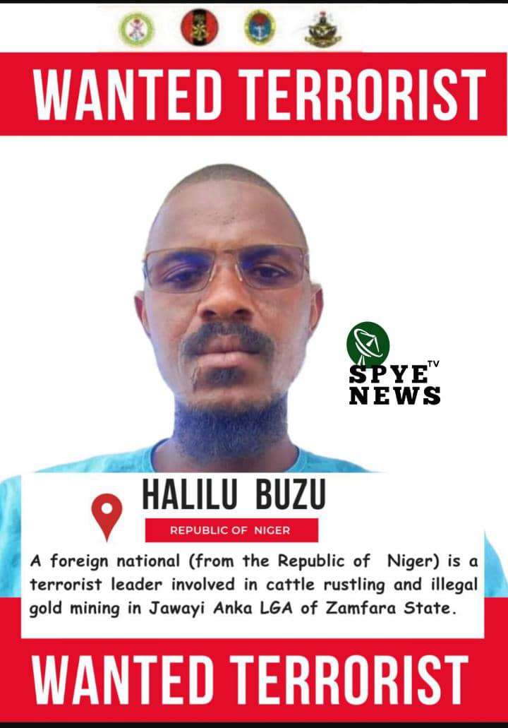 DHQ Declares Nigerian Terrorist Halilu Buzu Wanted