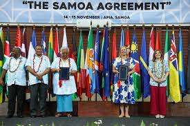 76 Countries Including Nigeria Sign Controversial Samoa Agreement (Full List)