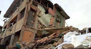 BREAKING: One killed, seven rescued as building collapses in Lagos