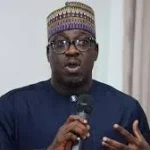 Bolaji Abdullahi speaking during an ADC live discussion on national unity and elections